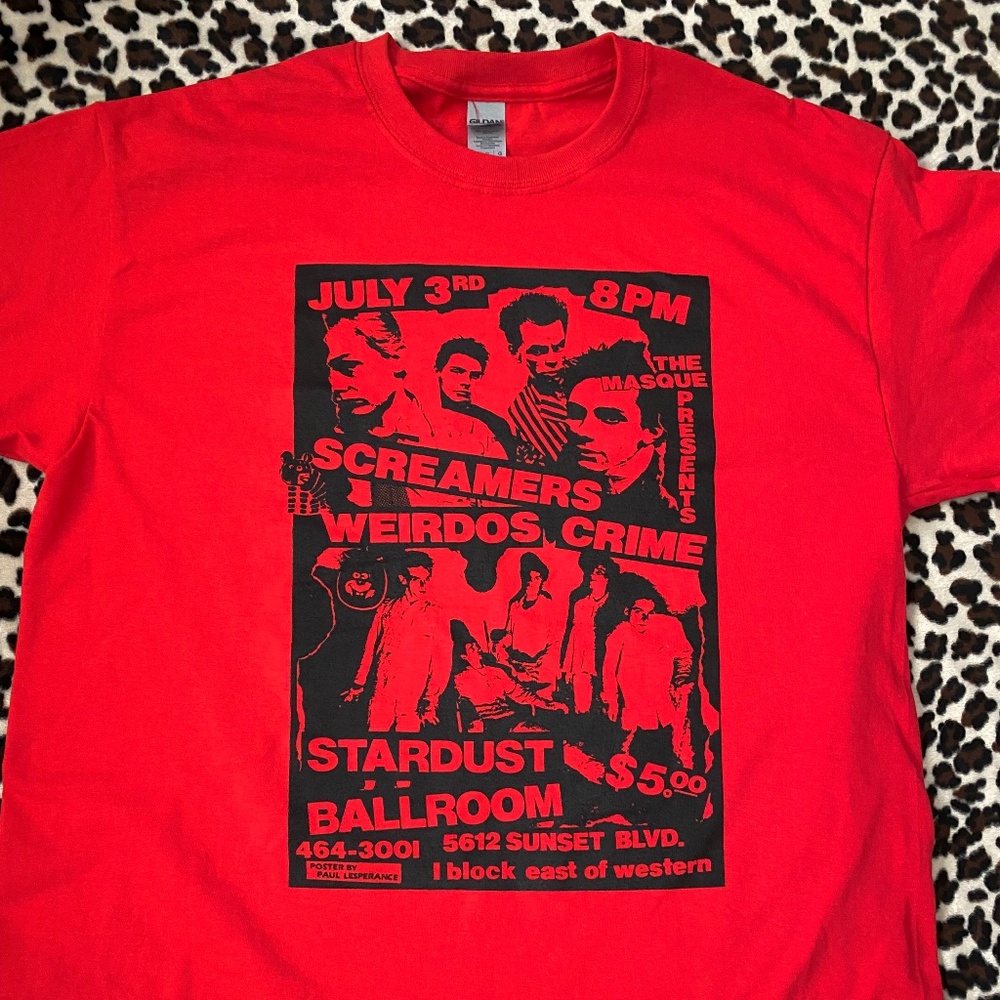 Screamers Weirdos Vintage Flyer Tee